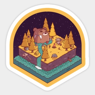 Humming Forest Sticker